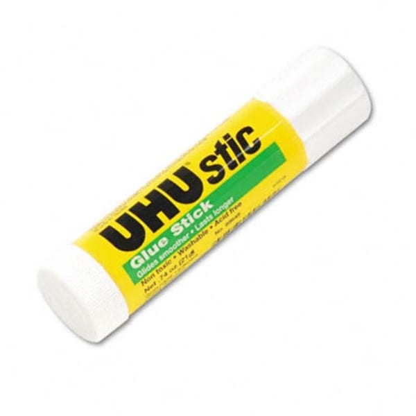Saunders Manufacturing Co Inc Saunders 99649 UHU Stic Permanent Clear Application Glue Stick  .74oz. - 99649
