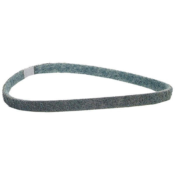 Norton Abrasives Sanding Belt, Non-Woven, Aluminum Oxide, Very Fine, Rapid Prep, Blue - 66623333512