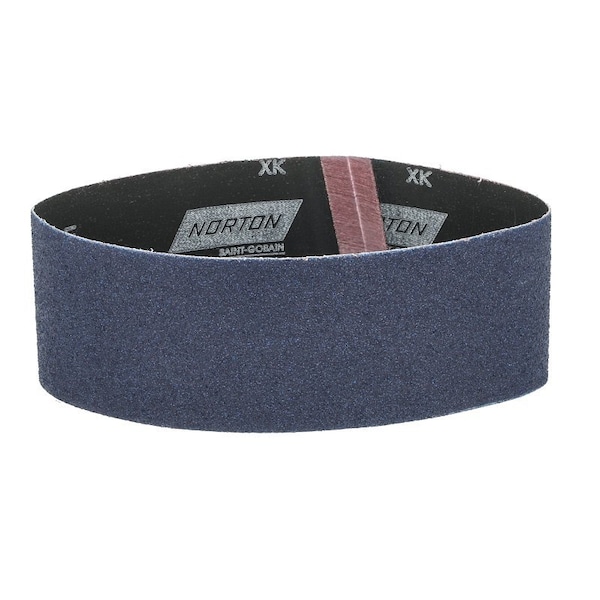 Norton Co 0 Sanding Belt, 3 in W, 18 in L, 50 Grit, Coarse, Zirconia Aluminum Abrasive - 2231