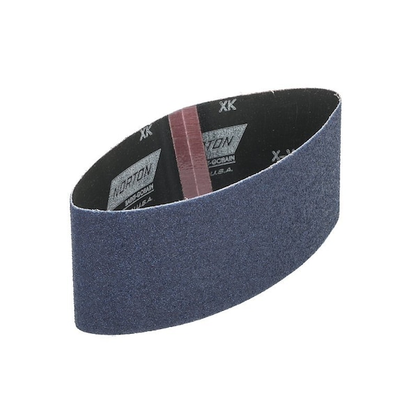 Norton Co 0 Sanding Belt, 3 in W, 18 in L, 50 Grit, Coarse, Zirconia Aluminum Abrasive - 2231
