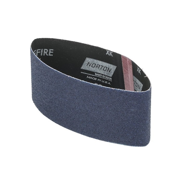 Norton Co 0 Sanding Belt, 3 in W, 18 in L, 50 Grit, Coarse, Zirconia Aluminum Abrasive - 2231