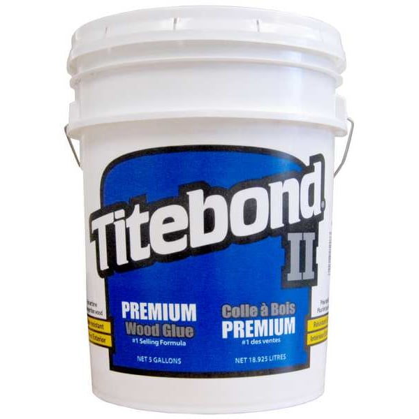 Titebond Wood Glue, 5 gal, Pail, II Premium - 5007