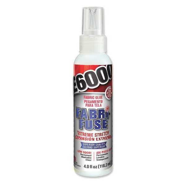 Eclectic Products Glue, E6000 Series, Translucent, 8 hr to 3 day Full Cure, 4 oz, Bottle - 565004
