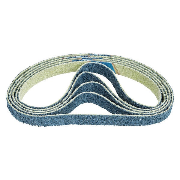 Pferd Sanding Belt, 3/4 W, 20 1/2" L, Surface Conditioning, Aluminum Oxide, 240 F Grit, Very Fine - 43567