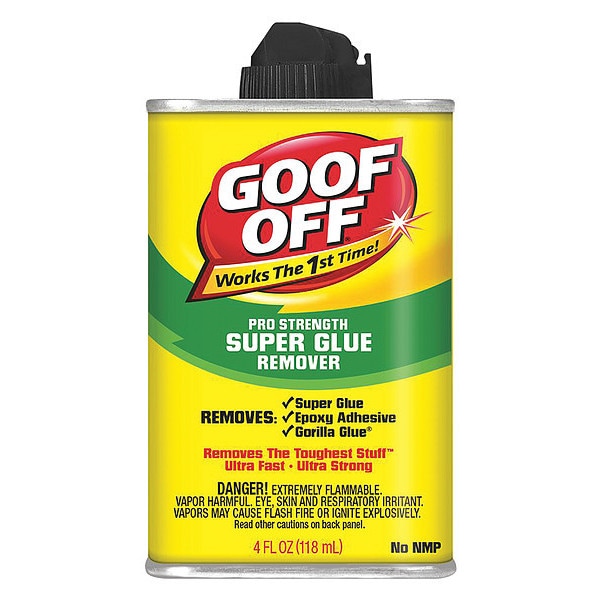 Goof Off Carpet Tile Adhesive, Opaque, 1 gal, Pail - FG678