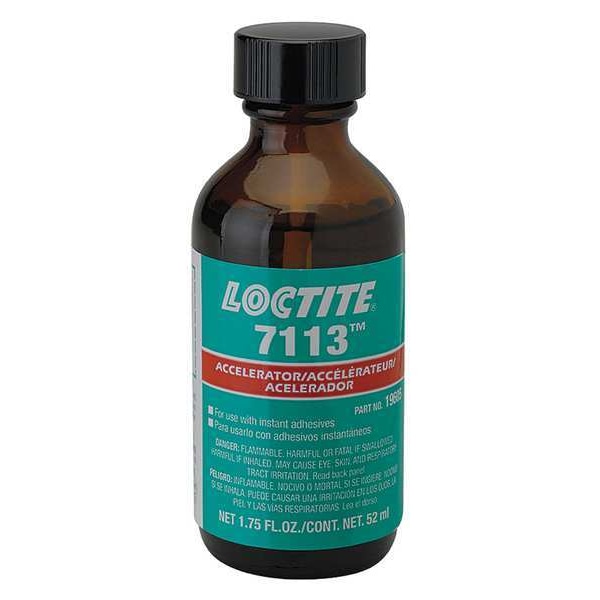 Loctite Spray Adhesive, SF 7113 Series, Translucent White, 8 oz, Bottle - 135294
