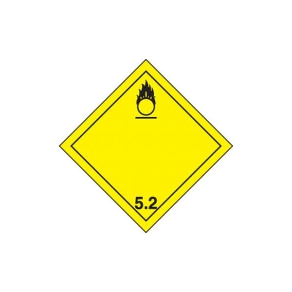 Accuform TDG PLACARD CLASS 5 273MM X 273MM TCP522FV1 - TCP522FV1