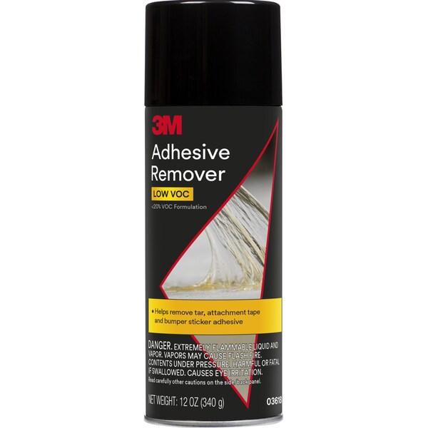 3M Adhesive Remover Low VOC <20% 03618-6, 12 oz, 6PK - 03618VOC20-6