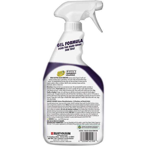 Krud Kutter Spray Adhesive, Clear, 13 oz, Aerosol Can - 336250
