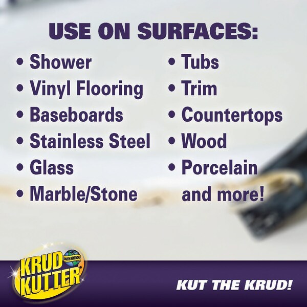 Krud Kutter Spray Adhesive, Clear, 13 oz, Aerosol Can - 336250