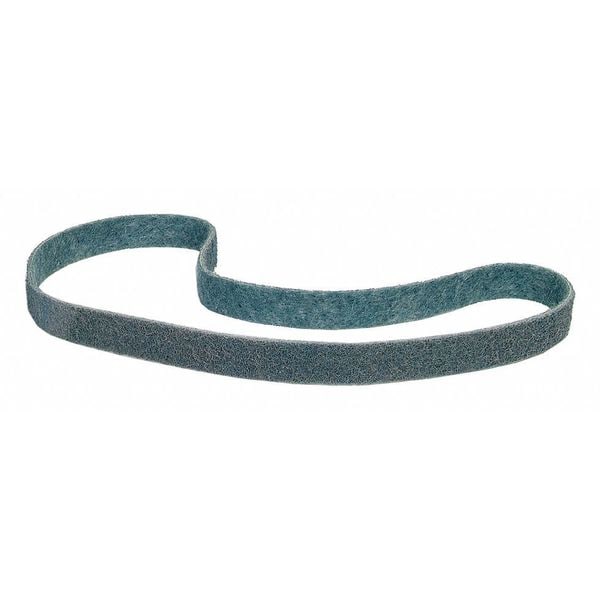 Merit Surface-Conditioning Belt, 3/4 in W, 20 1/2 in L, Non-Woven, Aluminum Oxide, Not Applicable Grit - 08834194011