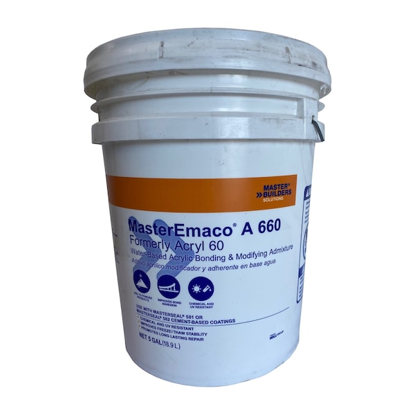 Sika SikaThoroseal Acryl 60 Water-Based Acrylic Bonding and Modifying Admixture 5 Gallon - 801148