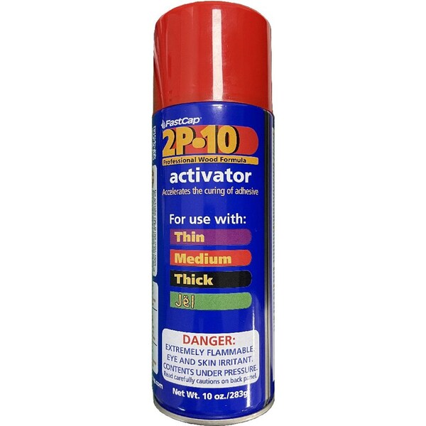 Fastcap 2P-10 SOLO ACT 10 OZ Ultra Bond 10 Second Adhesive Activator Only - 2P-10SOLOACT10OZ