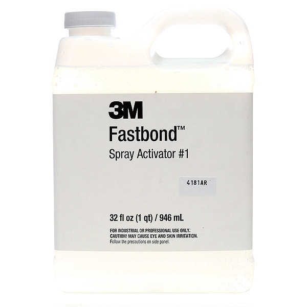 3M Contact Cement, FastBond Spray Activator 1 Series, Neutral, 5 gal, Pail, 2 PK - 56533