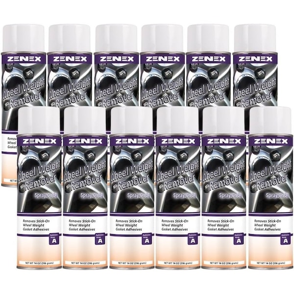 Zenex Wheel Weight Remover net 14 oz. Case of 12 cans., 12PK - 494800