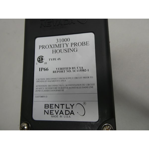 CARCASA DE SONDA Y SENSOR TIPO 4X SENSOR DE PROXIMIDAD - 31000-00-00-15-180-01-02