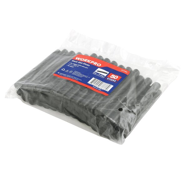 Prime-Line WORKPRO W133362 Hot Glue Gun Sticks 4 in.  Long 0.43 in.  Dia. Black (50 Pack) - W133362