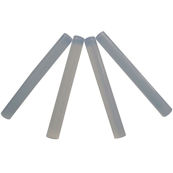Westward Hot Melt Adhesive, White, 29/64 in Dia, 4 in L, 30 to 60 sec Begins to Harden, 6 PK - 23X752