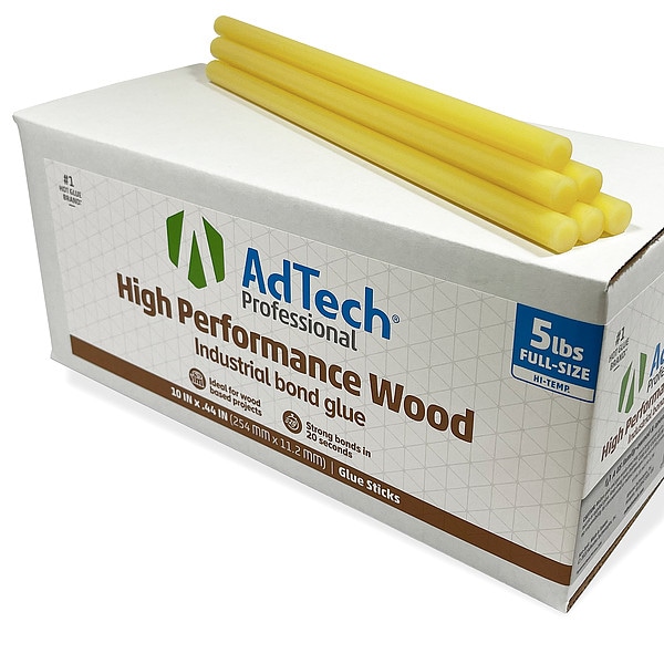 Adtech Glue Stick, Tan, 1/2 in Dia, 10 in L, 85 PK - 962-110-5