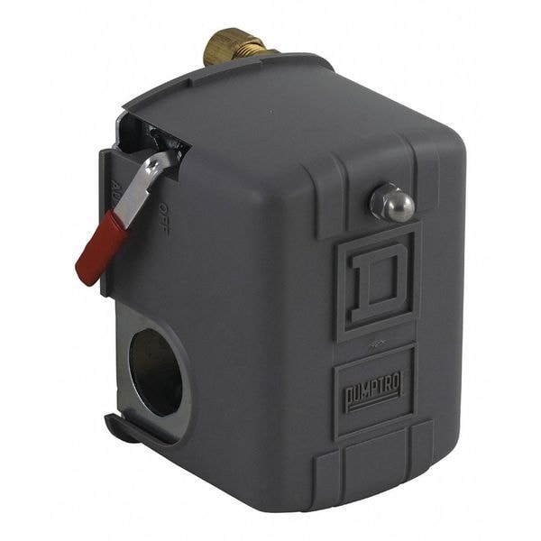 Interruptor de presión de Telemecanique Sensors, (1) Puerto, 1/4 pulgadas FNPS, DPST, de 40 a 150 psi, Acción Estándar - 9013FHG12J52M1X