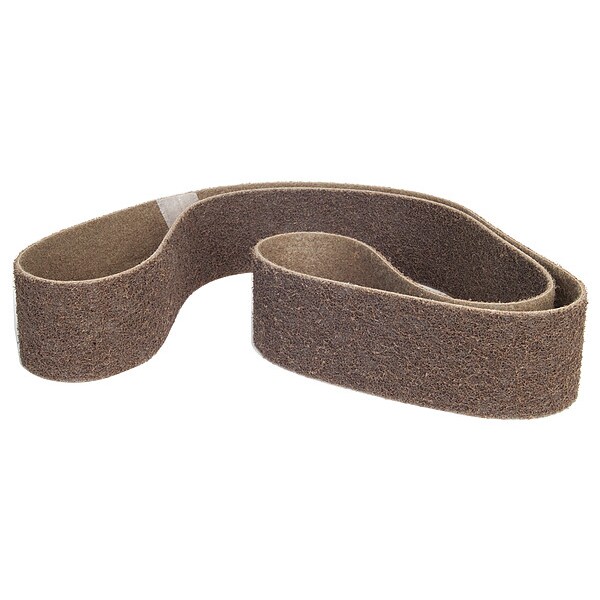 Norton Abrasives Surface-Conditioning Belt, 3 in W, 80 in L, Non-Woven, Aluminum Oxide, Not Applicable Grit, Coarse - 66623333420