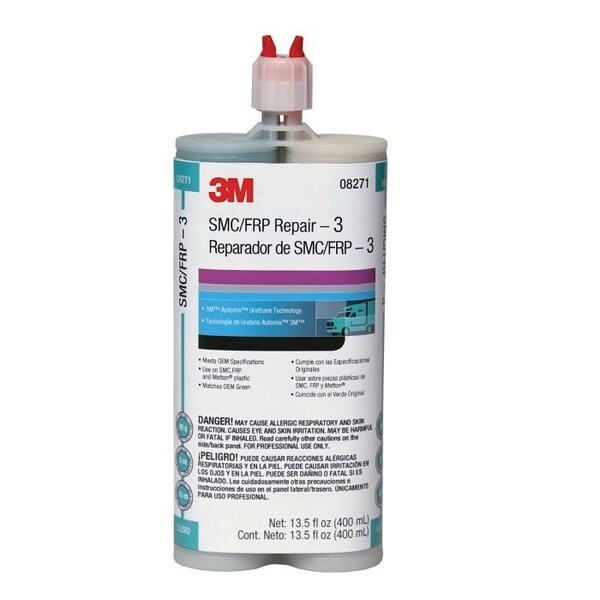 3M 3M SMC/Fiberglass Repair Adhesive-3, 08271, 400 mL - 7000119843