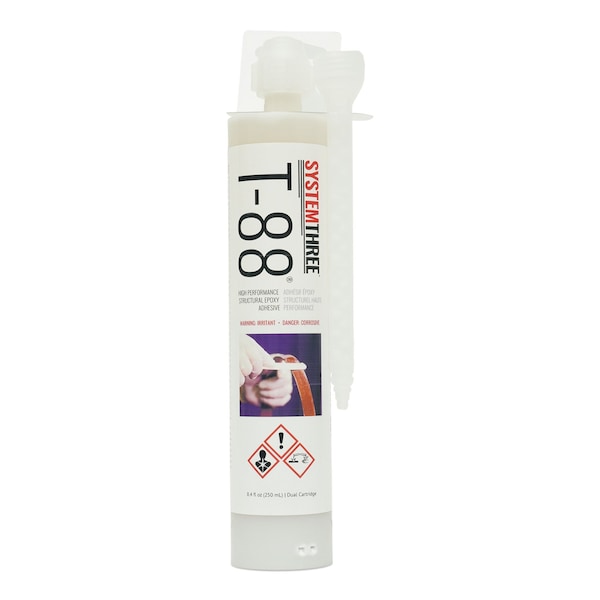 System Three Resins T-88 Epoxy Adhesive, 8.4oz Cartridge - 1100K91