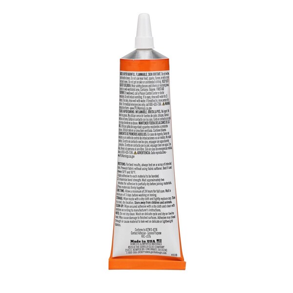 Gorilla Glue Gorilla High Strength Glue Clear Adhesive 2.5 oz - 8025501