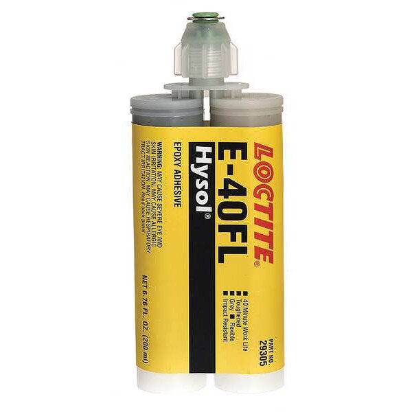Loctite Construction Adhesive, E-40FL Series, Off-White, 28 oz, Dual-Cartridge, 1:01 Mix Ratio - 237103