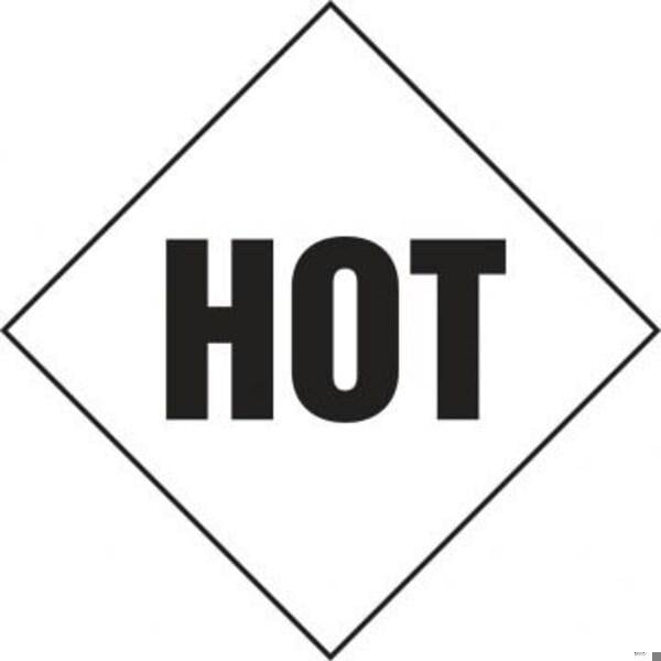 Accuform DOT PLACARD FOR MIXED LOADS  HOT 10 MPL905CT100 - MPL905CT100
