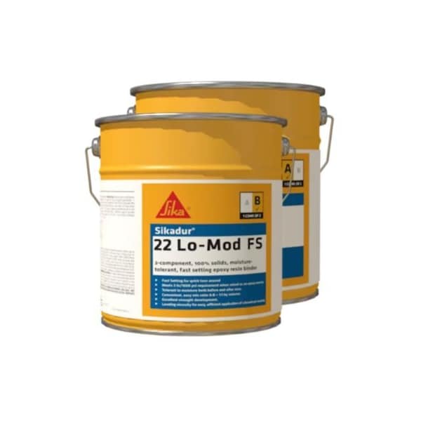 Sika Sikadur 22 Lo Mod FS Fast Setting Medium-Viscosity Epoxy Resin Binder 4 Gallon - 444479