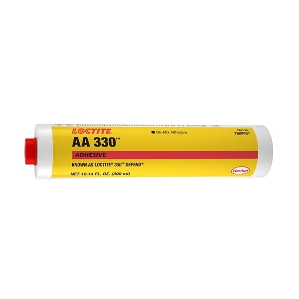 Henkel General Purpose Structural Adhesive, Bonding, Cartridge, Liquid - AA 330 300ML IDH 1689437