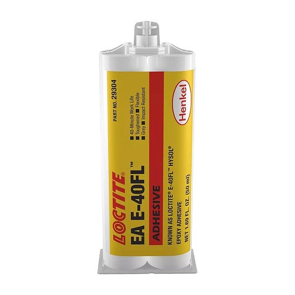 Loctite Accelerator, E-40FL Series, Clear, 1.75 fl oz, Bottle, 1:01 Mix Ratio, 4 hr Functional Cure - 237102