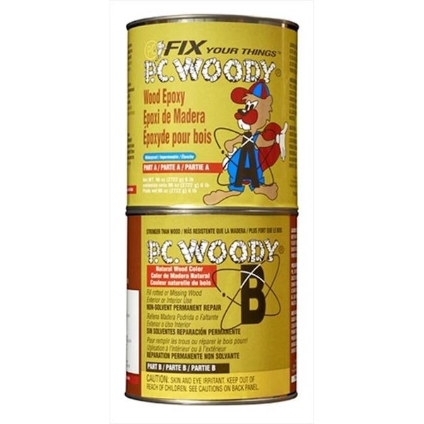 Pc Products Protective Coating 128336 96 Oz Woody Wood Epoxy Paste - 128336