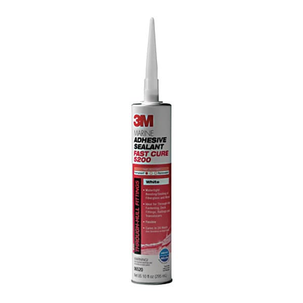 3M Polyurethane Adhesive Sealant, FC 5200 Series, White, 10 oz, Cartridge - 5200