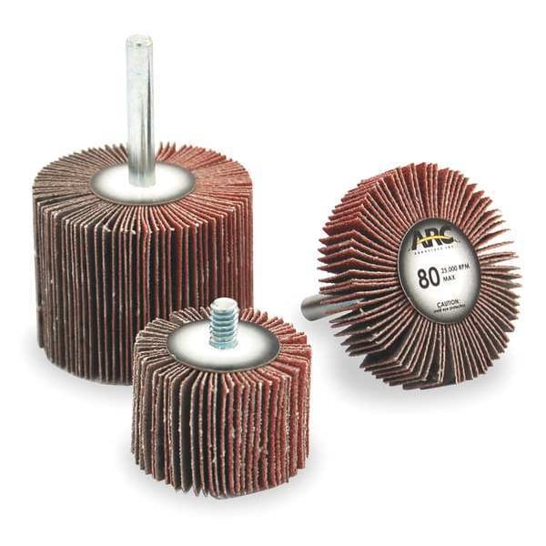Arc Abrasives Flap Wheel, AO, 3x1x1/4 In Shank, 60G - 11390