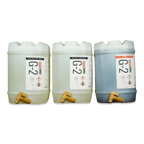 System Three Resins G-2 Epoxy Adhesive, 15 Gallon Kit - F1110K62