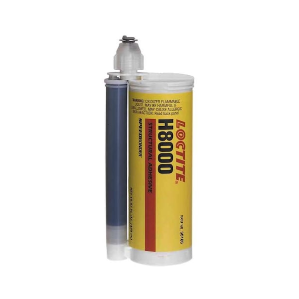Loctite Adhesive, Green, 490 ml, Dual Cartridge, 10:1 Mix Ratio - 442-411833