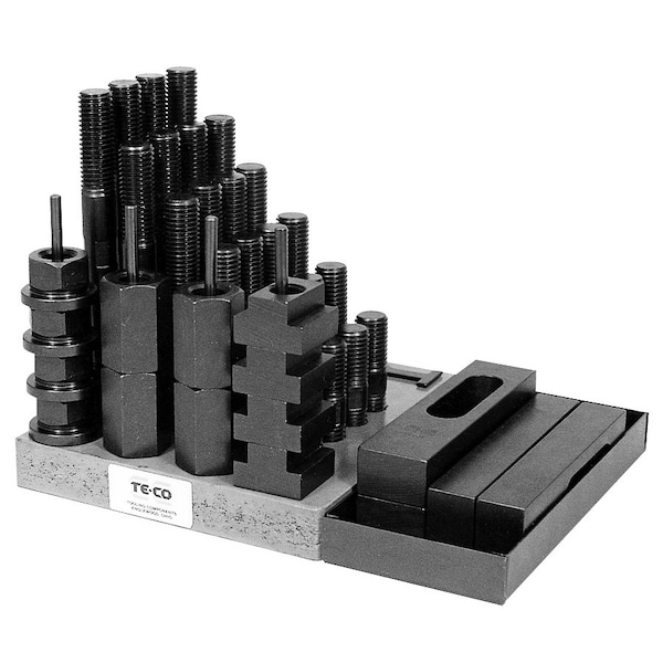 Te-Co Milling Mach Clamp Kit, 3/8"X5/16"-18 - 20501