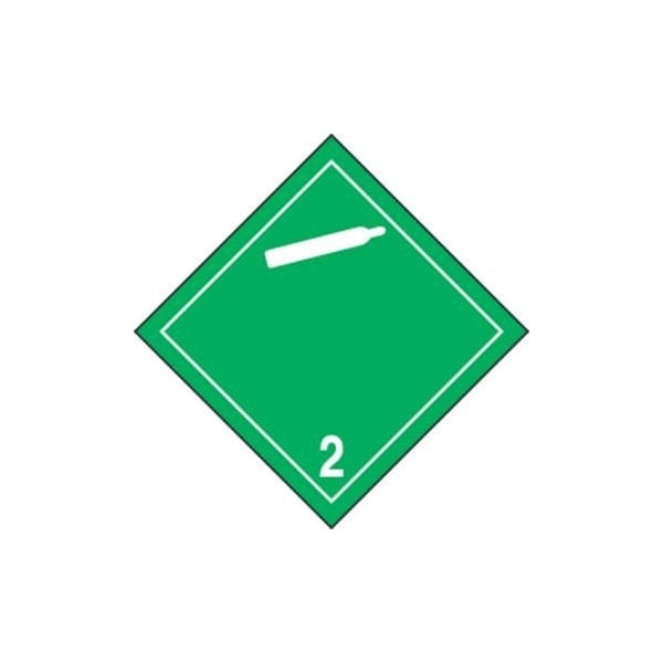 Accuform TDG PLACARD CLASS 2 273MM x 273MM TCP204VP1 - TCP204VP1