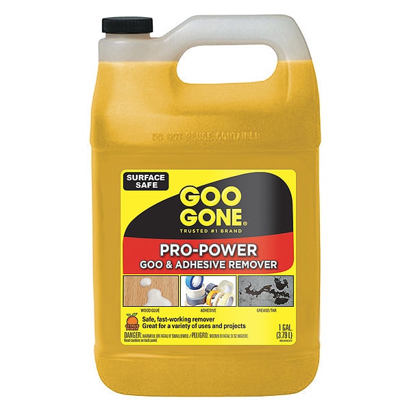 Goo Gone Citrus Adhesive Remover, Orange, 1 gal, Jug - 2085