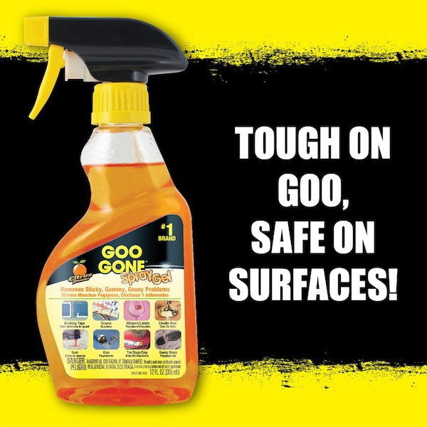 Goo Gone Citrus Adhesive Remover, Orange, 1 gal, Jug - 2085