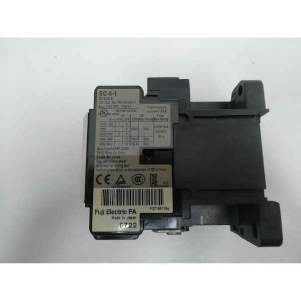 Fuji Electric 100-110V-AC 30A AMP 10HP CONTACTOR DE AC - 4NC0H0#11