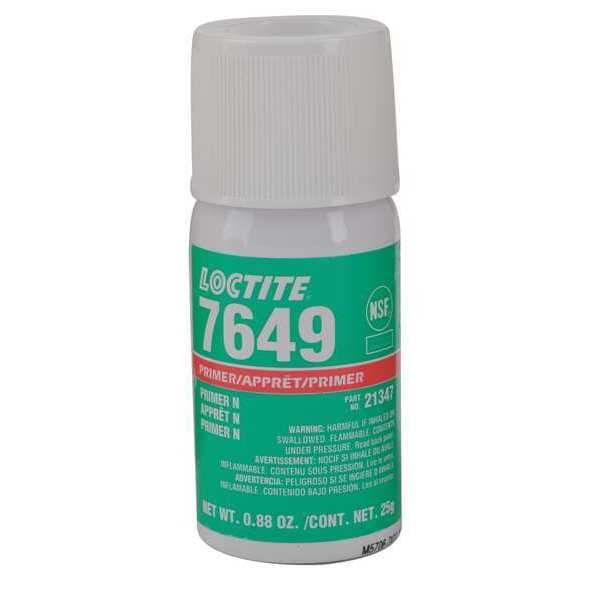 Loctite Primer and Activator, SF 7649 Series, Green, 0.88 fl oz, Aerosol Can - 231020