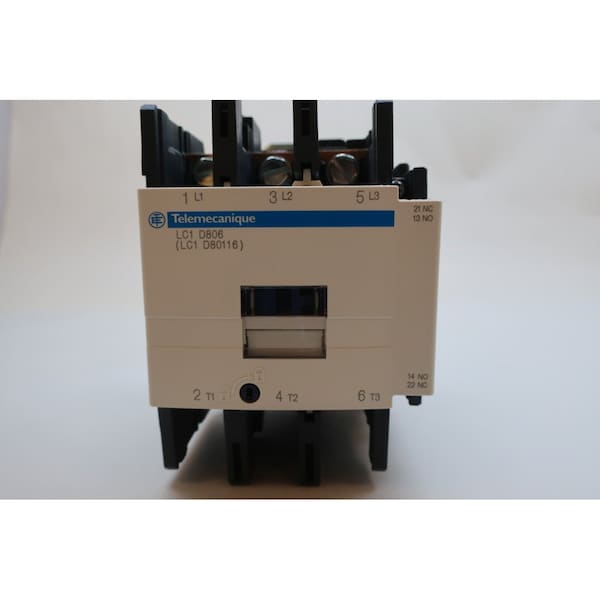 Contactor de CA Telemecanique Sensors 100V-AC 125A 37Kw - LC1 D806K7