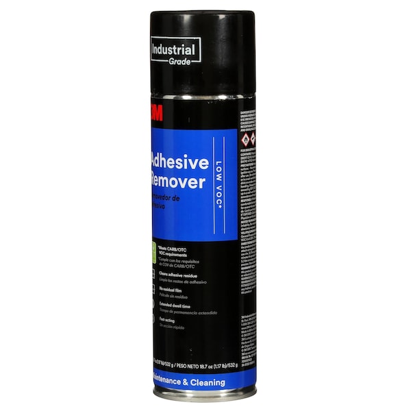 3M Adhesive Remover, Clear, 18.7 oz, Aerosol Can - 62-4883-4930-9