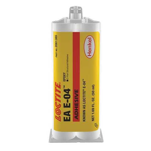 Loctite Hot Melt Adhesive, EA E04 Series, Brown, Dual-Cartridge, 1:01 Mix Ratio, Not Rated Functional Cure - 2061385