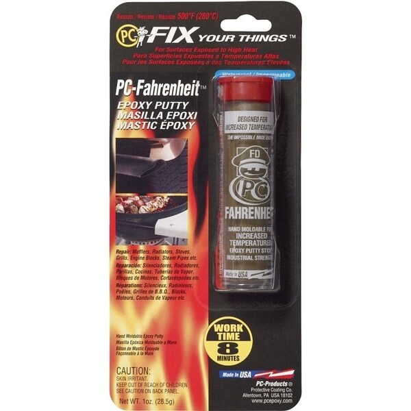 Pc Products PC-Fahrenheit Epoxy Adhesive, Brown, 1 oz Stick - 25543