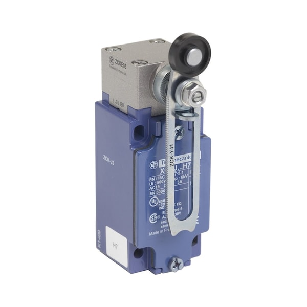 Interruptor de límite Telemecanique Sensors, Sin Palanca, Rotativo, 1C/O, 10A @ 240V AC, Ubicación del actuador: Lateral - XCKJ20511H7