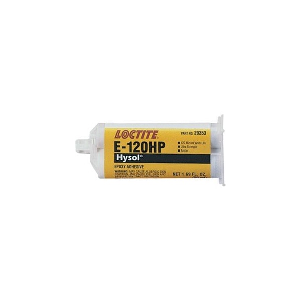 Loctite E-120HP Hysol Epoxy Adhesive, High Performance 50 ml Dual Syringe - LOC29353
